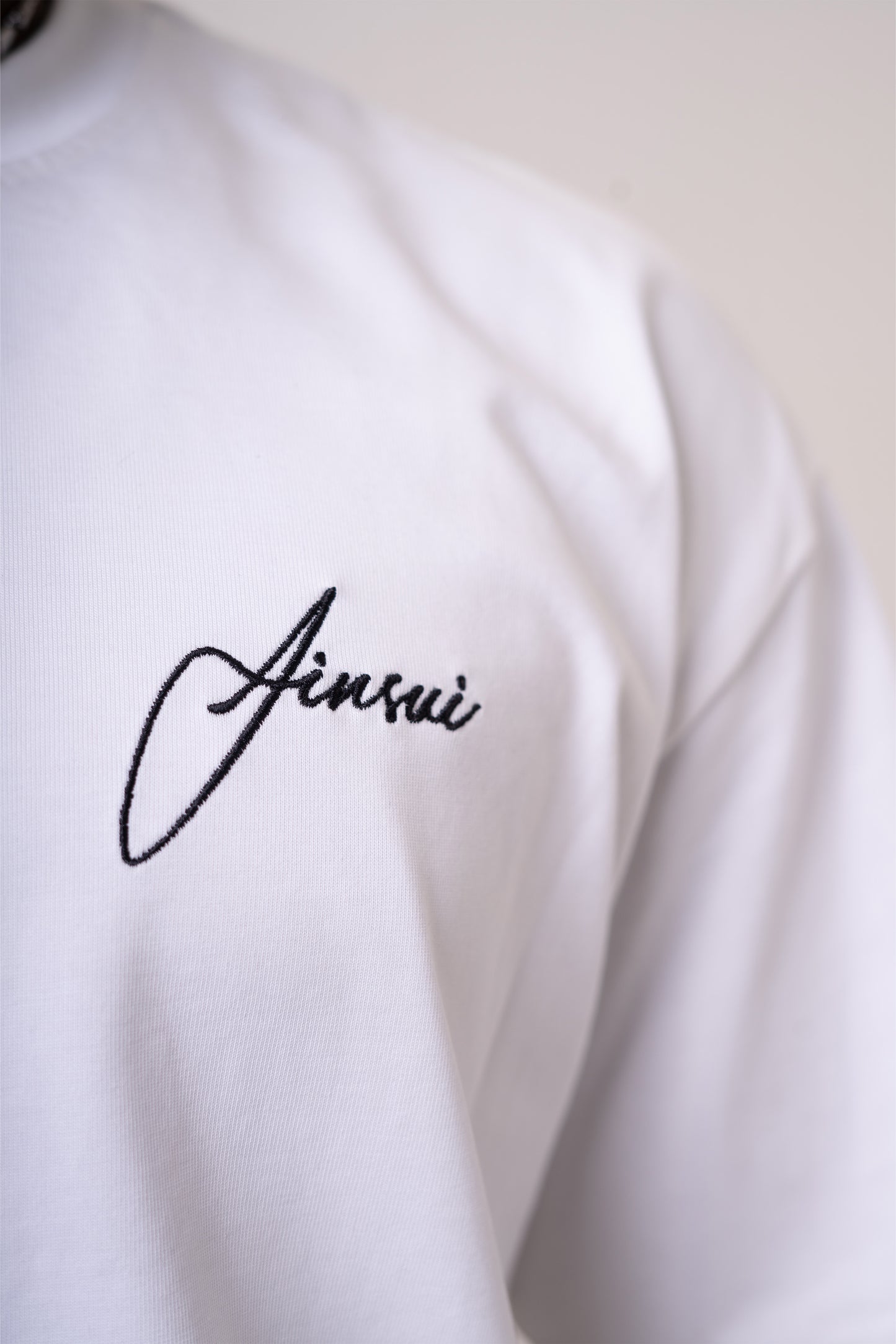 Basics Heavy Weight Tee - White/Black
