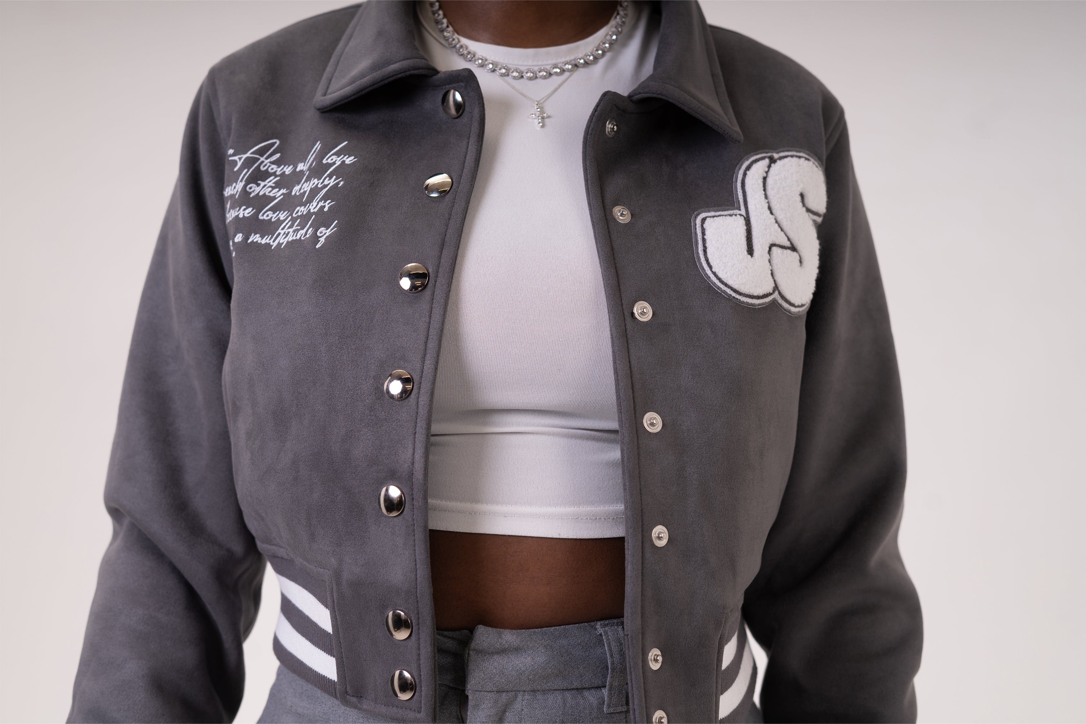 Varsity Bomber (Cropped)