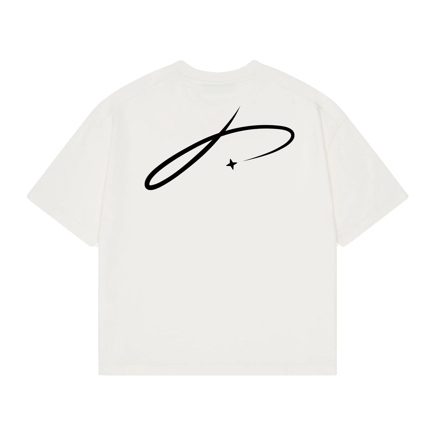 Basics Heavy Weight Tee - White/Black