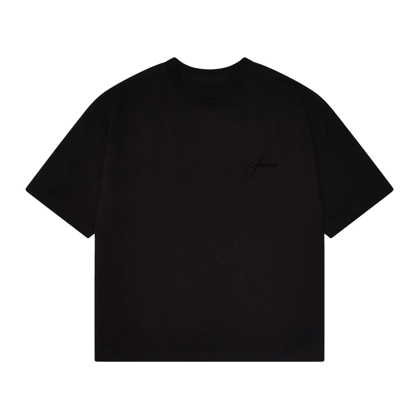 Basics Heavy Weight Tee - Black/Black