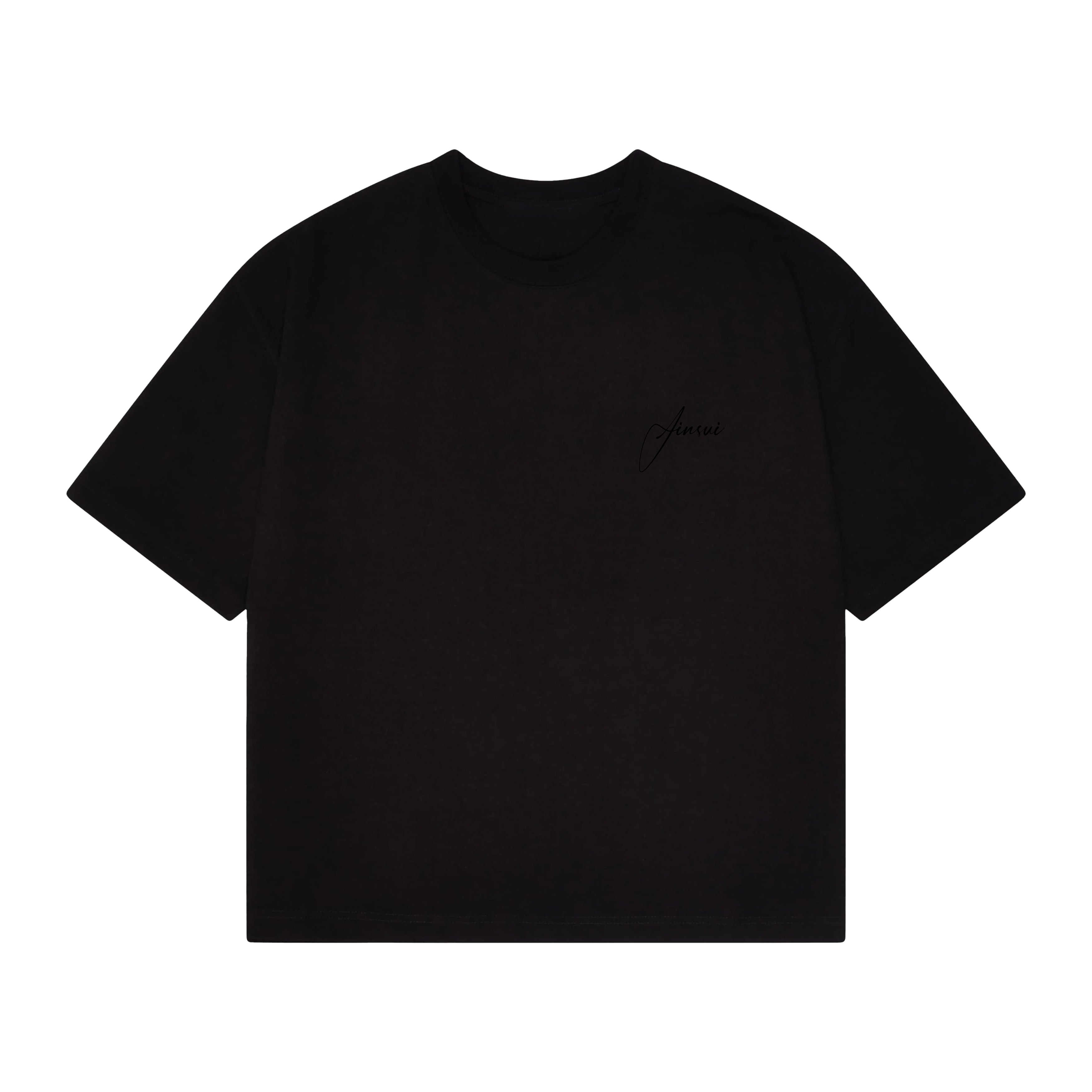Basics Heavy Weight Tee - Black/Black