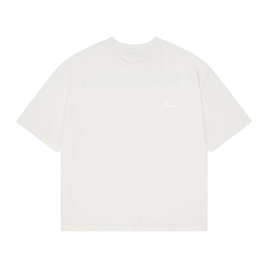 Basics Heavy Weight Tee - White/White