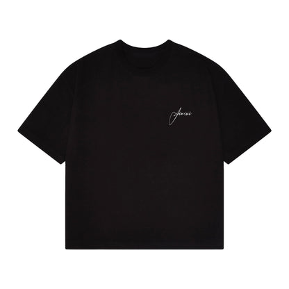 Basics Heavy Weight Tee - Black/White