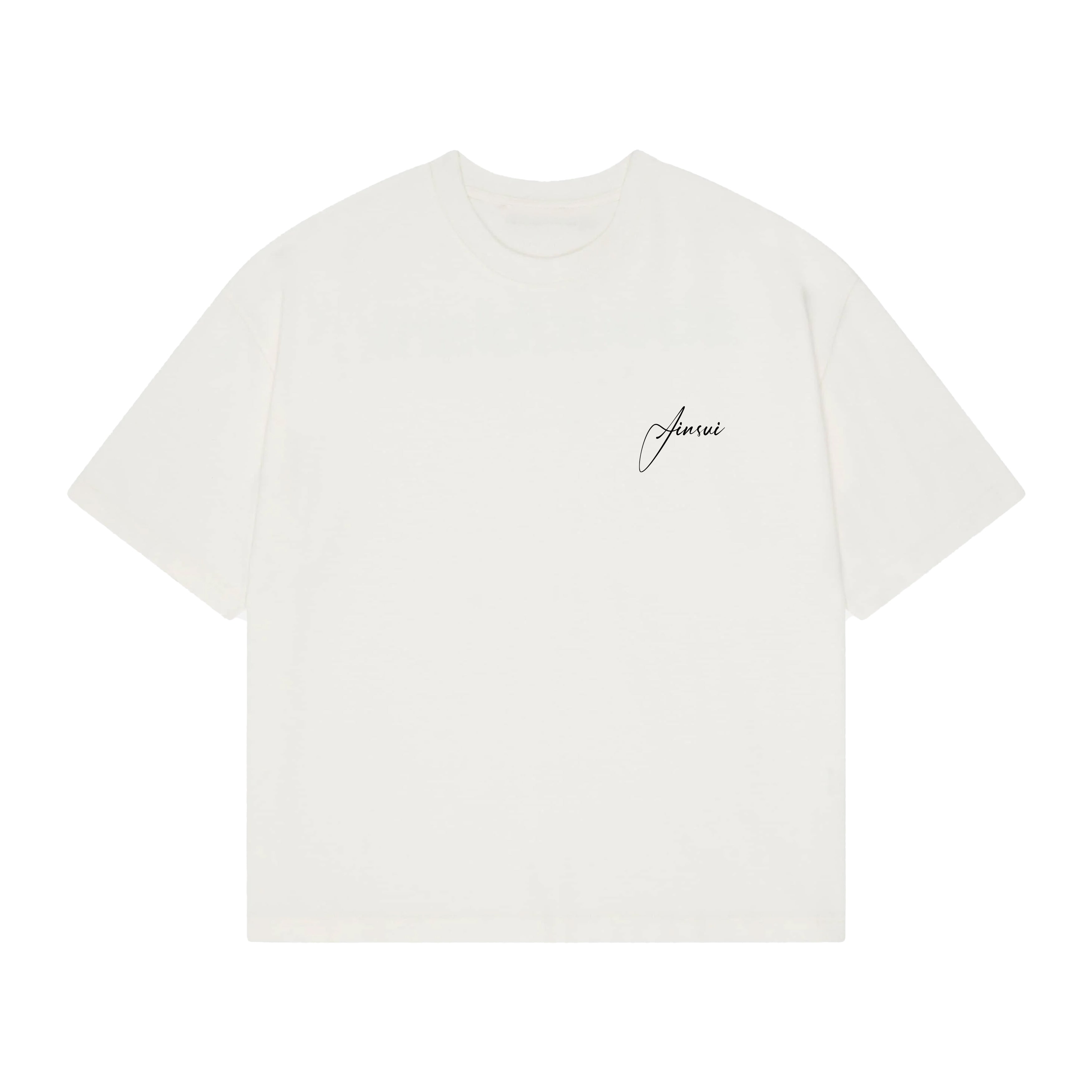 Basics Heavy Weight Tee - White/Black