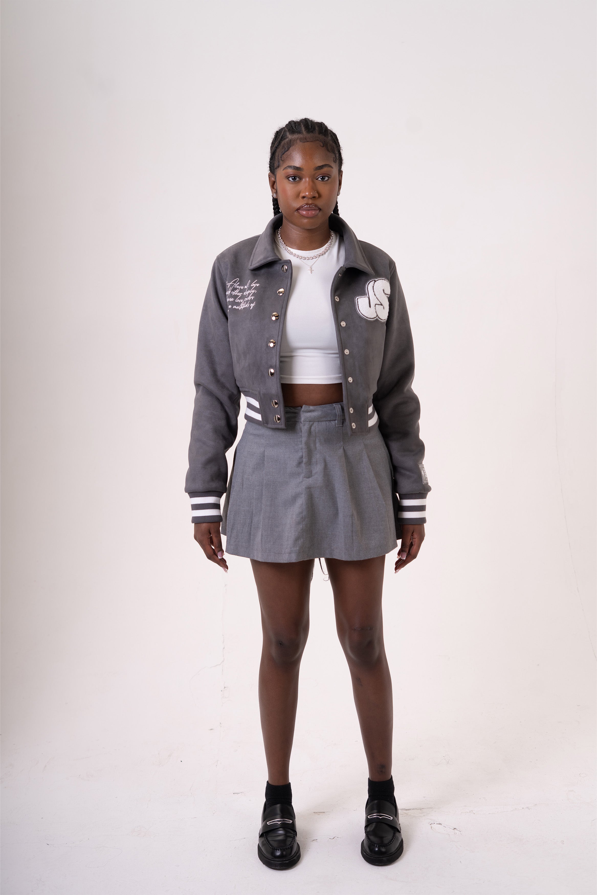 Varsity Bomber (Cropped)