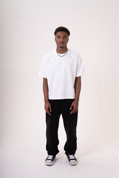 Basics Heavy Weight Tee - White/White