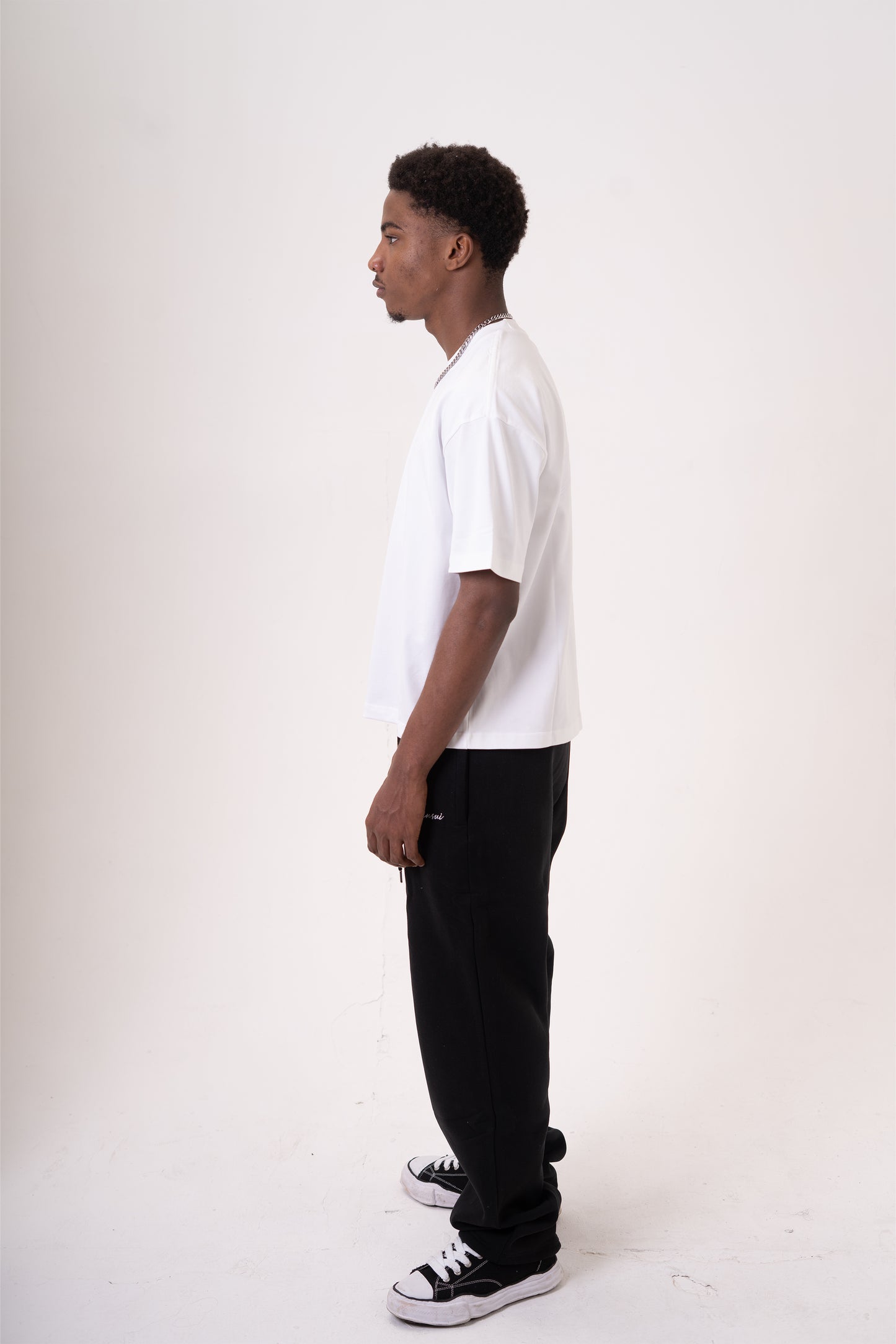 Basics Heavy Weight Tee - White/White