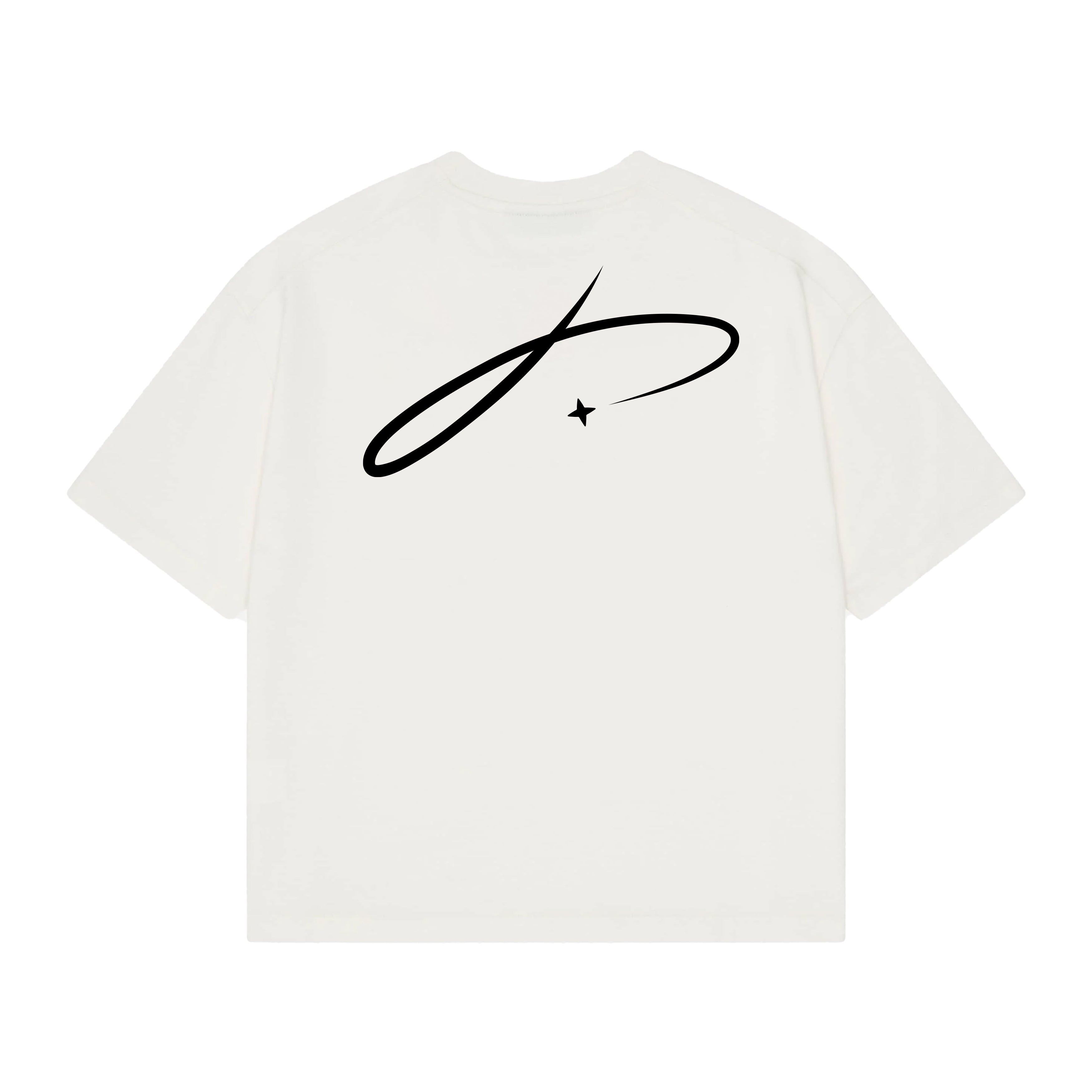 Basics Heavy Weight Tee - White/Black