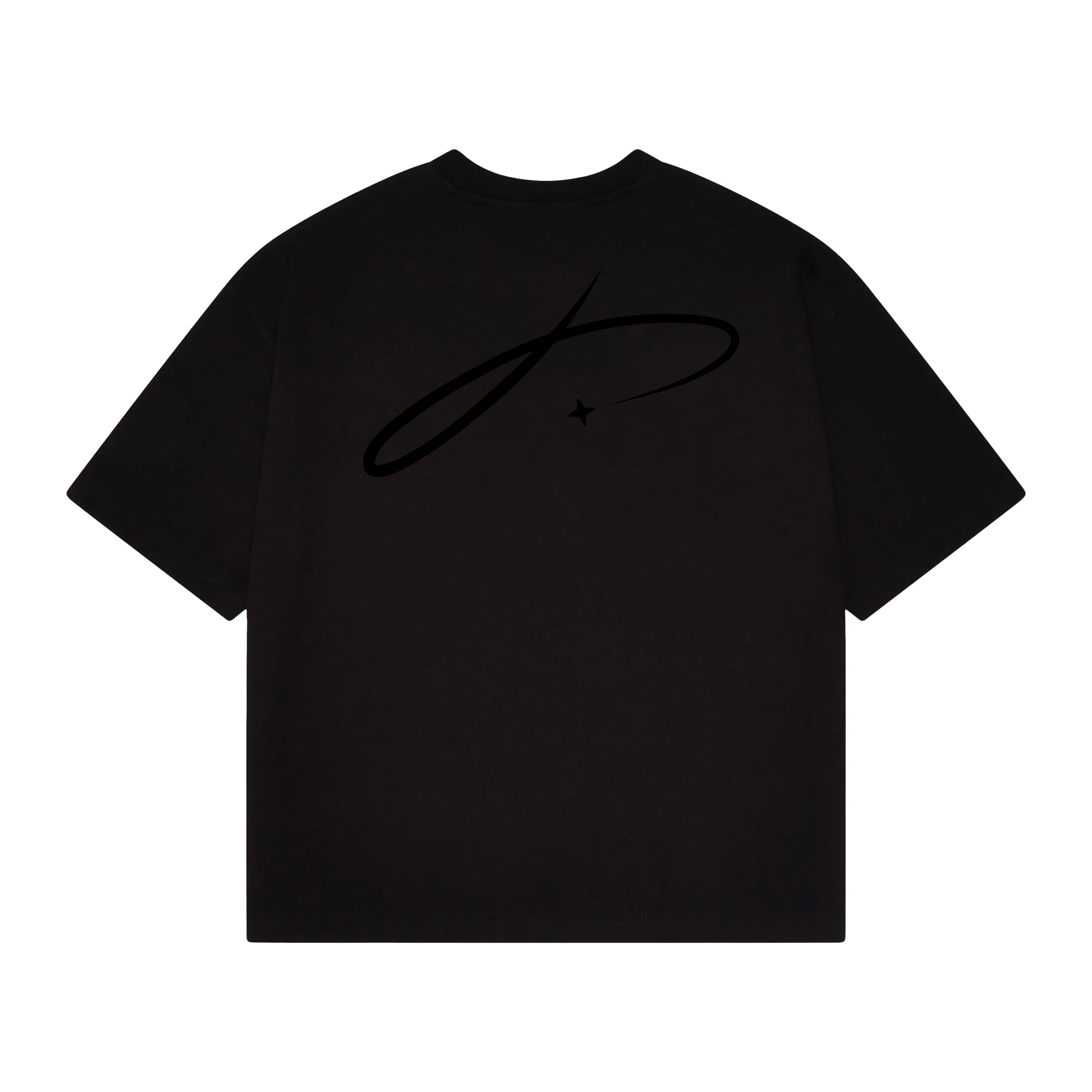Basics Heavy Weight Tee - Black/Black