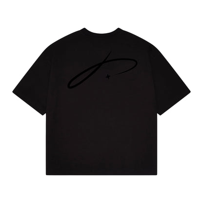 Basics Heavy Weight Tee - Black/Black