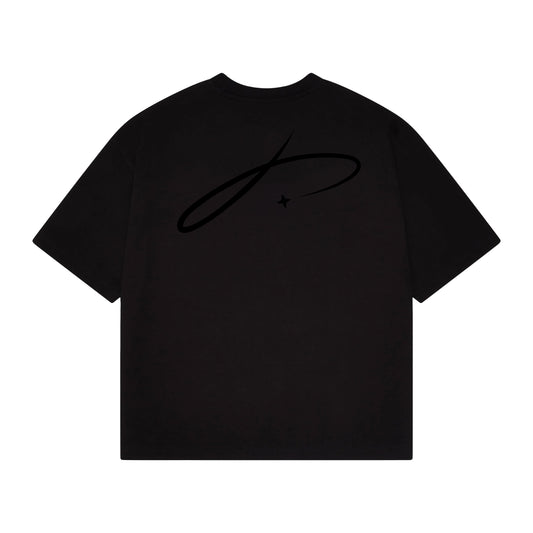 Basics Heavy Weight Tee - Black/Black