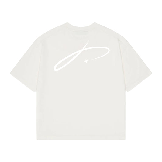 Basics Heavy Weight Tee - White/White